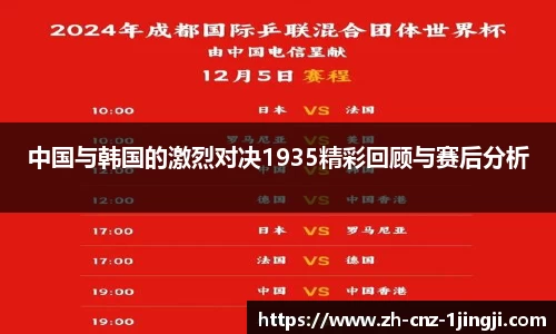 中国与韩国的激烈对决1935精彩回顾与赛后分析